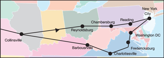 Historic East Tour Map